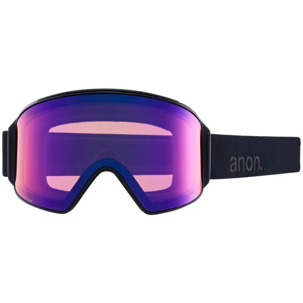 Anon M4 Cylindrical Goggles + Bonus Lens + MFI Face Mask Smoke (Lens: Perceive Sunny Onyx) - Afbeelding 2