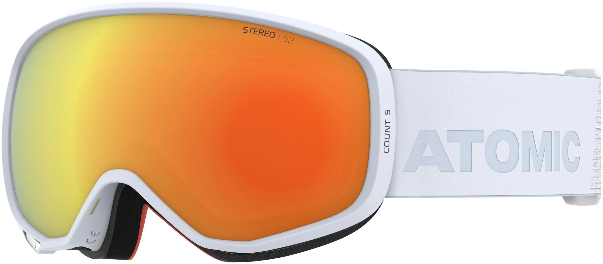 Atomic Count S Stereo Light Grey (Lens: Red Stereo)