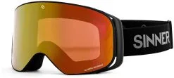 Sinner Olympia+ Matte Black (Lens: Red Sintrast)